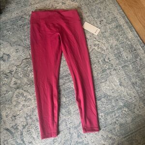 Lululemon Wunder Train High-Rise Tight 28" Raspberry Coulis Size 12